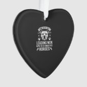 Hunde und Pferde führen Männer Ornament (Vorderseite)