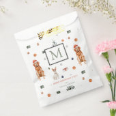 Hunde und Präsentierte Frohe Weihnachtsmonogramm Geschenktütchen (Versiegelt)