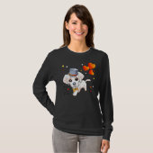 Hunde und rote Herzen T-Shirt (Vorne ganz)