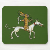 Hunde und Schnecke Mousepad (Vorne)