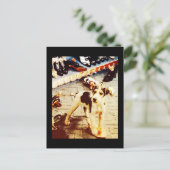 Hunde und Schuhe Postkarte (Stehend Vorderseite)