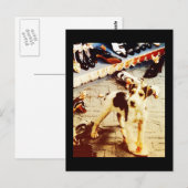 Hunde und Schuhe Postkarte (Vorne/Hinten)
