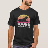 Hunde und Summer Camp - Hemd für Männer oder Fraue T-Shirt (Vorderseite)