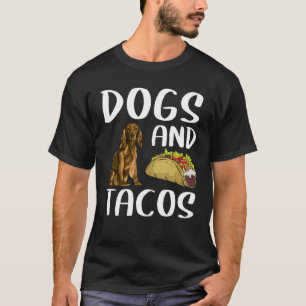 Hunde und Tacos Cocker Spanisch mexikanische Küche T-Shirt