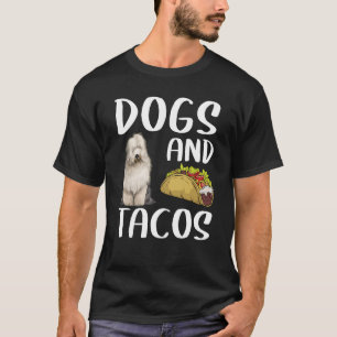 Hunde und Tacos Old English Sheepdog Mexican Food T-Shirt