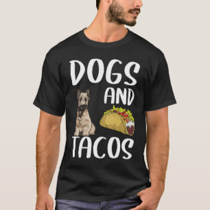 Hunde und Tacos Skye Terrier Mexikanisches Essen T-Shirt