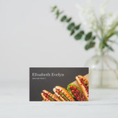 Hunde und Tomaten Visitenkarte (Stehend Vorderseite)