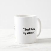 Hunde- und Vogel-Cartoon Kaffeetasse (VorderseiteRechts)