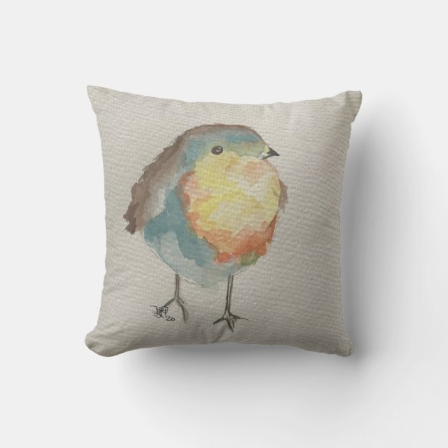 Hunde und Vogelkissen Kissen (Vorderseite)