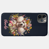 Hunde und Wildblume Thema Tiergeschenk Case-Mate iPhone Hülle (Rückseite (Horizontal))