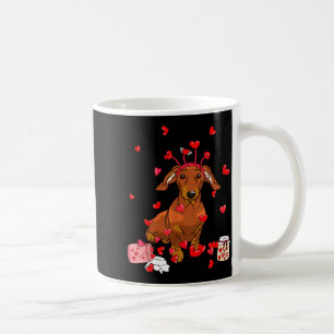 Hunde Valentinsgeschenk Süße Dachshund Valentinsta Kaffeetasse