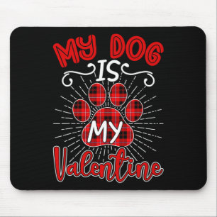 Hunde Valentinstag Geschenk Shirt Mein Hund Ist Me Mousepad