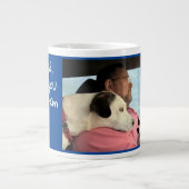 Hunde Vater Alle Leckereien Foto Jumbo-Tasse (Vorderseite)