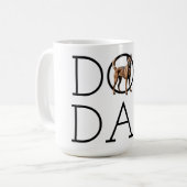 Hunde Vater Belgisch Malinois Kaffeetasse (Vorderseite Links)