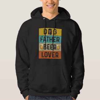 Hunde Vater Bierhund Vater trinken Vatertag Hoodie