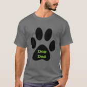 Hunde Vater Black Mens T-Shirt (Vorderseite)
