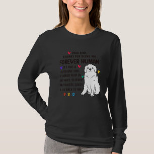 Hunde Vater Forever Human Great Pyrenäen Vatertag T-Shirt