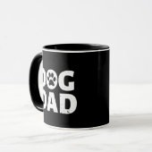Hunde-Vater-Fototasse Tasse (Vorderseite Links)