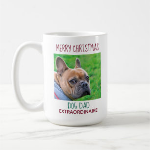 Hunde Vater - Frohe Weihnachten Haustier Hund Foto Kaffeetasse