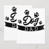 Hunde Vater Funny Design - Geschenkidee für Hundeb (Vorne/Hinten)