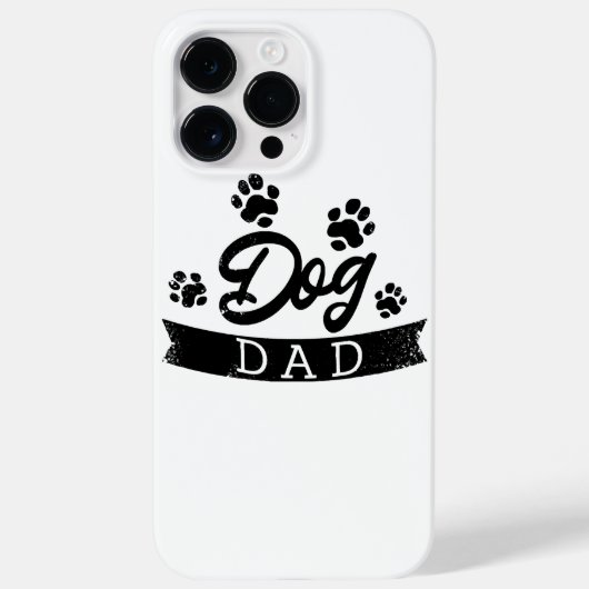 Hunde Vater Funny Design - Geschenkidee für Hundeb Case-Mate iPhone Hülle (Rückseite)