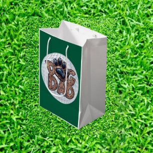 Hunde Vater Golf Mittlere Geschenktüte
