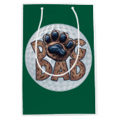 Hunde Vater Golf Mittlere Geschenktüte (Vorderseite)