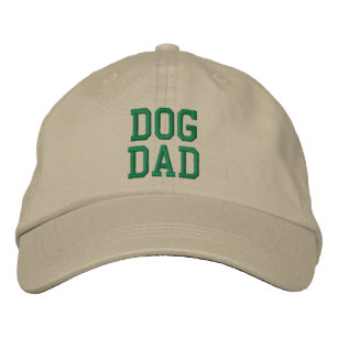 Hunde Vater Grüne benutzerdefinierte Texte Moderne Bestickte Baseballkappe