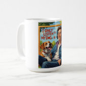 Hunde-Vater - Ich höre nur meinem Hund zu Kaffeetasse (Vorderseite Links)