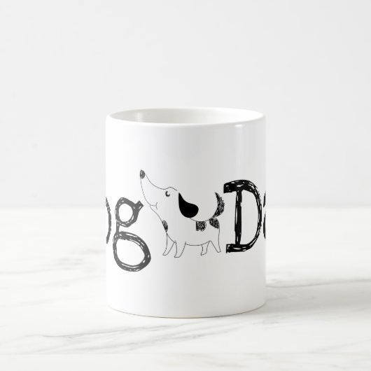 Hunde-Vater Kaffeetasse (Mittel)
