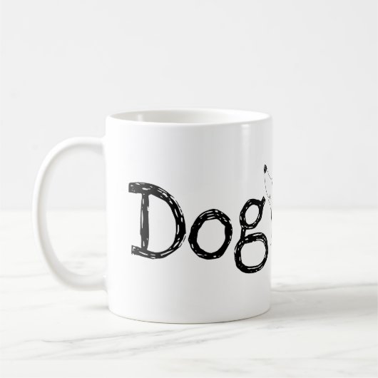 Hunde-Vater Kaffeetasse (Links)