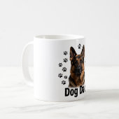 Hunde-Vater-Kaffeetasse Kaffeetasse (Vorderseite Links)