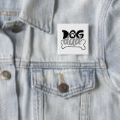Hunde-Vater - Knochenzettel darüber, dass Hunde Fa Button (Beispiel)