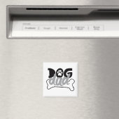 Hunde-Vater - Knochenzettel darüber, dass Hunde Fa Magnet (In Situ (Geschirrspüler))