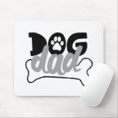 Hunde Vater Knochenzettel darüber, dass Hunde Fami Mousepad (Mit Mouse)