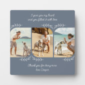 Hunde Vater lieben Wörter 3 Vertikale Fotolage Fotoplatte (Vorderseite)