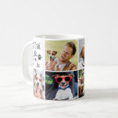 Hunde Vater Life Best Life 6 Fotos Kaffeetasse (Vorderseite Links)