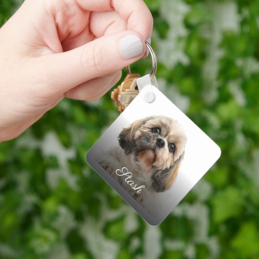 Hunde Vater Niedlich Väter Tag Keepake Schlüsselanhänger (Hand)