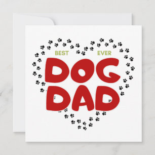 Hunde-Vater, Niedlicher bester Ever Hund-Vater Karte