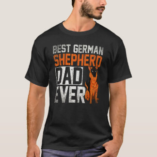 Hunde Vater Niedlicher deutscher Schäferhund T-Shirt