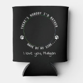 Hunde Vater Personalisiertes Haustier Foto Funny Dosenkühler (Vorderseite)