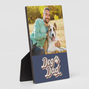 Hunde-Vater-Pfotenabdruck-Foto Fotoplatte