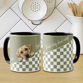 Hunde Vater Sage Olive Yellow Labrador Custom Tasse