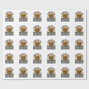 Hunde-Vater-Shirt Vintage Golden Retriever Retro-D Geschenkpapier