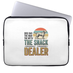 Hunde-Vater Snack-Händler Vintage Hunde Liebhaber  Laptopschutzhülle