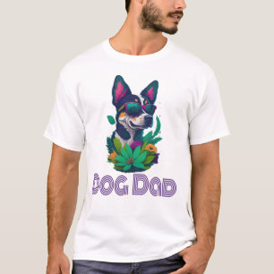 Hunde-Vater, Sommerstil - Cool und lustig T-Shirt