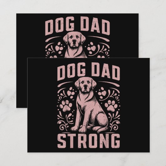 Hunde Vater Strong Dog Vater (Vorne/Hinten)