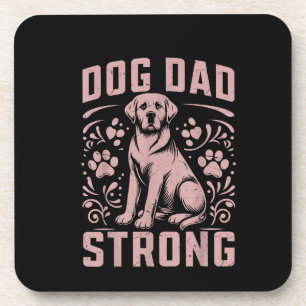 Hunde Vater Strong Dog Vater Getränkeuntersetzer