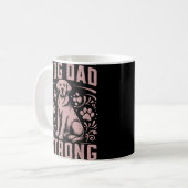 Hunde Vater Strong Dog Vater Kaffeetasse (Vorderseite Links)