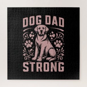 Hunde Vater Strong Dog Vater Puzzle